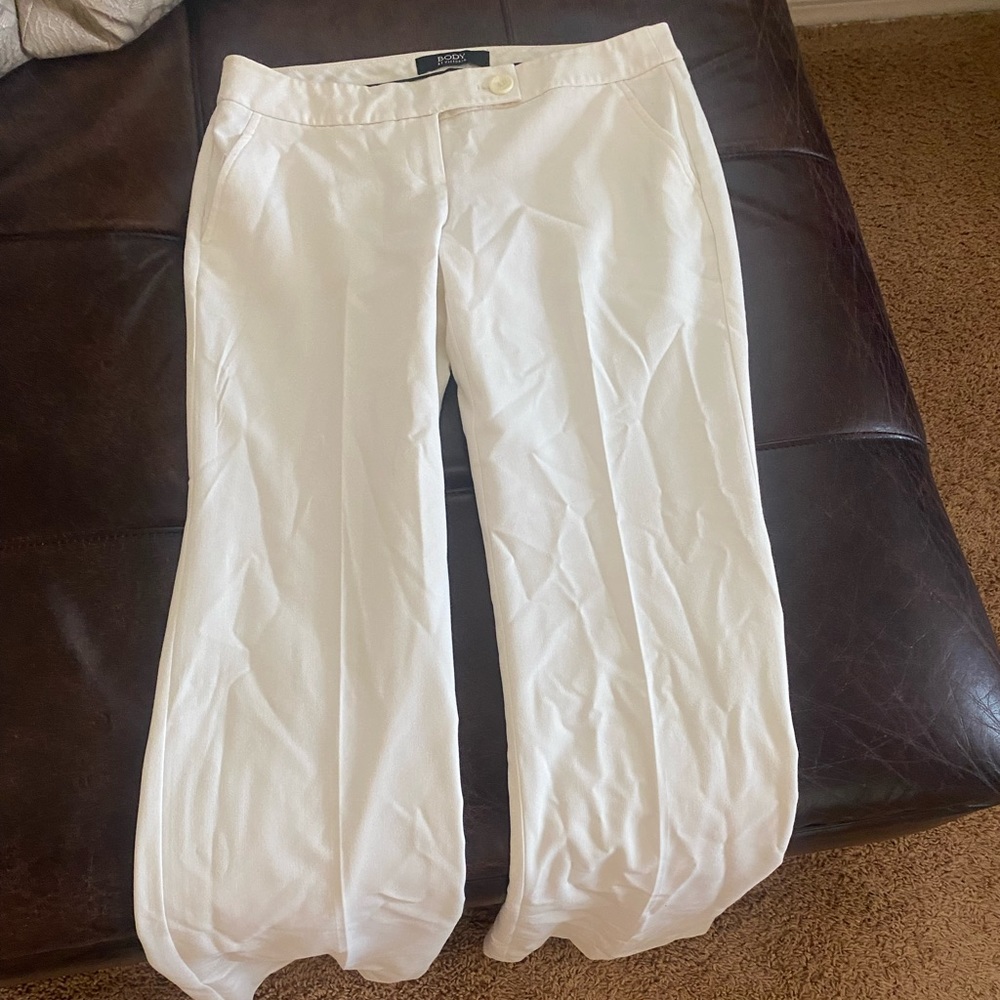 Like new, Body by Victoria, size 4 white work pants